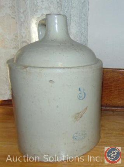 Redwing 3 Gal. Salt Glazed Crock Jug