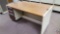 Metal Office Desk w/ Laminate Wood Top