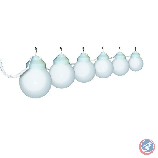 [5] Strands of 6-Globe Lights w/ Pigtails {SOLD 5x THE MONEY} [CHOICE of 8]