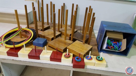Wooden Ring-Toss Carnival Game