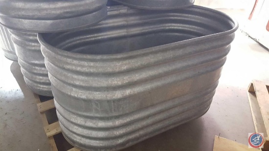 Behlen Universal Round-End Galvanized Steel Livestock Tank RE224 [CHOICE of 5]