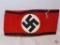 German World War II Waffen SS Schutz Staffel Swastika Arm Band.