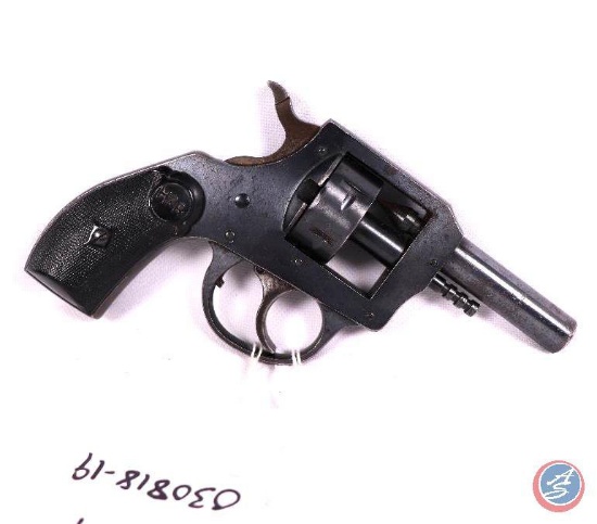 Manufacturer: H& R Model: 960 Caliber: 32 blank Serial #: AB625 Type: D/A Revolver