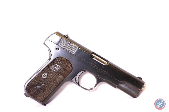 Manufacturer: Colt Model: 1903 Caliber: 32 acp Serial #: 258309 Type: S/A Pistol
