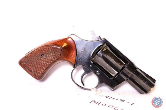 Manufacturer: Colt Model: Detective Special Caliber: 38 spl Serial #: F13513 Type: D/A Revolver