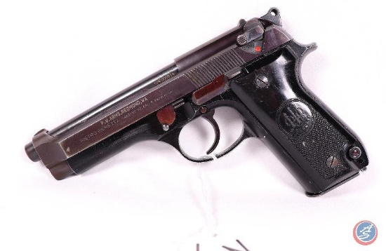 Manufacturer: Pietro Beretta PW Arms Inc Model: 92S Caliber: 9X19 Serial #: X318412 Type: S/A Pistol