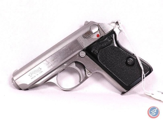 Manufacturer: Walther Inter Arms Model: PPK Caliber: 380 Serial #: A076650 Type: S/A Pistol with