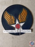 WW2 Leather Air Corps Pocket Patch