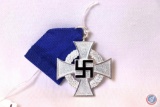 German World War II NSDAP 25 Year Faithful Service Cross.
