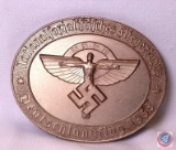 German World War II NSFK Glider Korps 1938 Table Award.