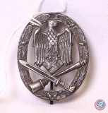 German World War II Army Silver General Assault Badge.