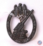 German World War II Army Flak Artillery Badge.