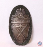 German World War II Army 1940 Demjansk Sleeve Shield.