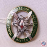 German World War II 1935/36 Hitler Youth Alpine Ski Badge.