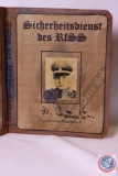 German World War II Waffen SS Reichsfuhrer SS SD Soldier ID Booklet.