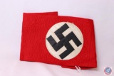 German World War II Early Waffen SS Schutz Staffel Swastika Arm Band.
