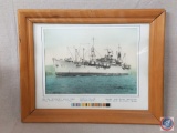 USS Rankin AKA-103 ship photo in frame