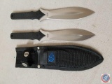 Colt thrower combo knives (CT0019)- (2) knives each with a 5