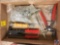 pop rivet gun, (2) guides, robo grip plier and pop rivets