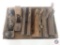 Flat containing assorted vintage wood planes
