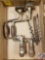 (2) bit braces and assorted drill bits