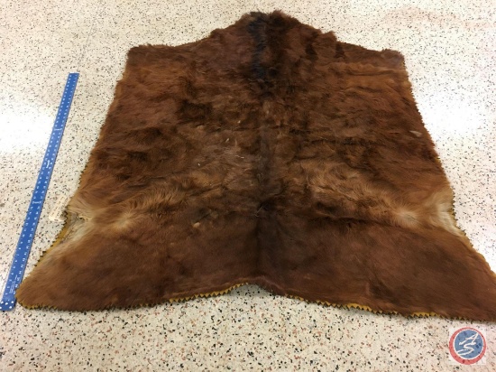 Cowhide lap rug from John Erickson