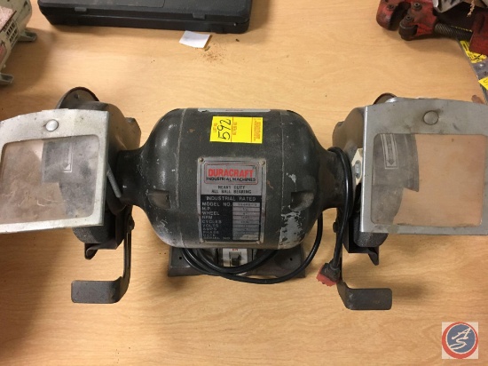 Duracraft heavy duty bench grinder (model # 50-6RX-G)