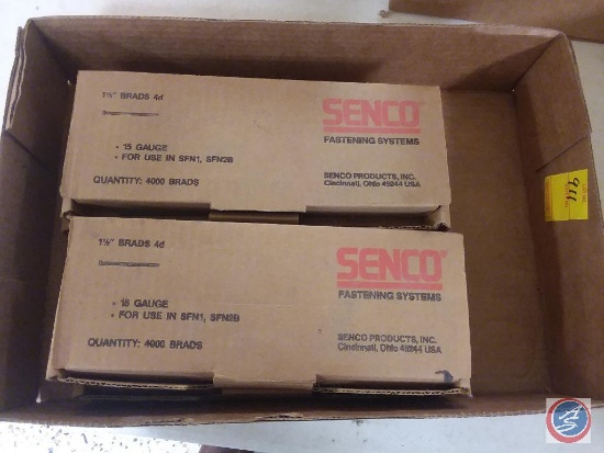 (2) boxes of Senco 15 gauge 1 1/2" brads