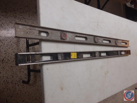Sears 48" ribbed I-beam frame level, (1) unmarked level