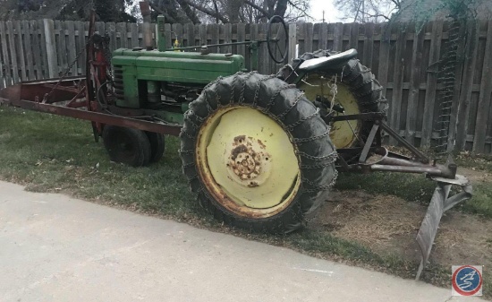 1941 John Deere Model B Ser. #125514 with operator's manual. This tractor is from an estate. It had