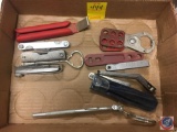 Mirror, forcep, (5) spark plug gappers, master tool