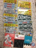 assorted license plates from Nebraska