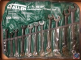 Allen 11 piece metric combination wrench set