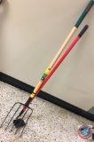 Vigoro pitch fork and gardening hoe
