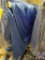 (4) Blue Table Skirts, Measuring 14 feet