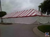 40 wide pole tent tops