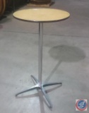 [12] 42'' Tall x 24'' Round Cocktail Tables w/ Painted Bases {SOLD 12x THE MONEY}