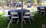 [50] White Plastic Folding Chairs {SOLD 50x THE MONEY}