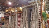 [3] Sections of 12 x 3 ft. deep Warehouse Pallet Racking (2) 8.25 and one 5.75 ft. wide {SOLD 3x THE