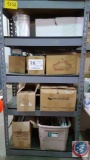 Section of Republic 6' x 3' x 18'' Gray 'Wedge-Lock' Warehouse Racking