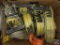 Allied Industrial Ratchet Straps w/ Edge Guard, Yellow in Color