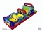 Wacky Jr. Obstacle Course Bounce Rental (requires 2 blower fans to inflate, NOT included in this