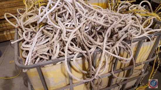 Gaylord Bin Full of Misc. Variety Rope