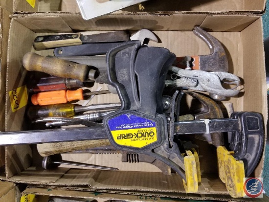 Quick Grip Bar Clamps, Claw Hammers, Chisels, Ratchet, Pliers, and More