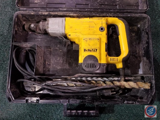 DeWalt 16 in. Rotary Hammer, Model #D25550 in Case w/ Assorted Bits, and an Empty DeWalt Case