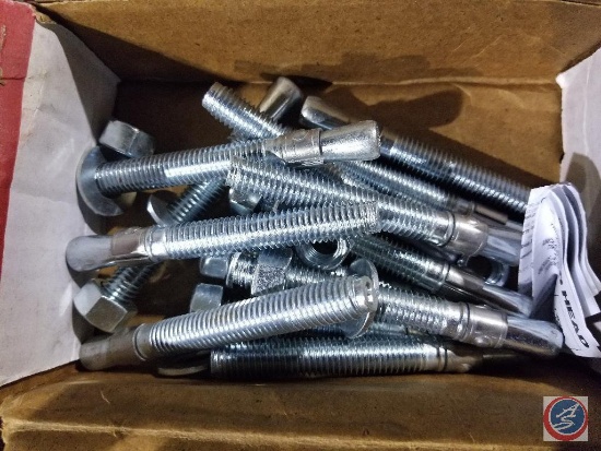 Large Red Head Hardware Anchoring Pieces and Simpson Brand Hardware