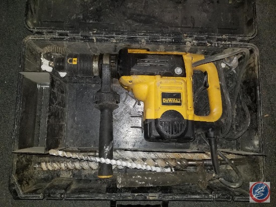 DeWalt Rotary Hammer w/ Assorted Drill Bits Inside of Case