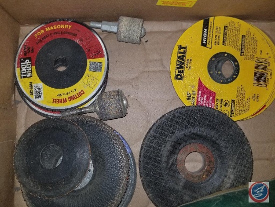 Masonry Cutting Wheels, and [2] Large Hammer Drill Bits