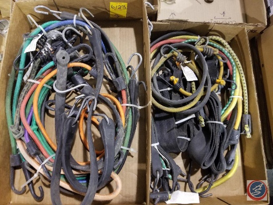 [2] Flats Containing Bungee Cords, Both Rubber and Nylon