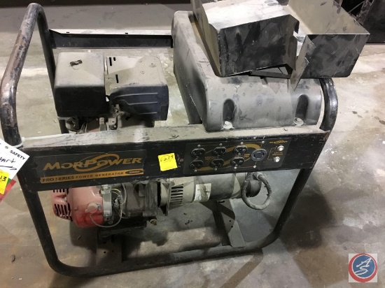 MorPower Pro Series Power Generator. Tag is marked "WONT START AS OF 3-2016"